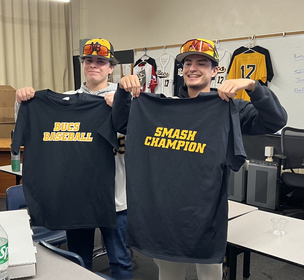 MBBucsbaseball's tweet photo. Congratulations to the Smash Champions! https://t.co/0QgExsy7oa
