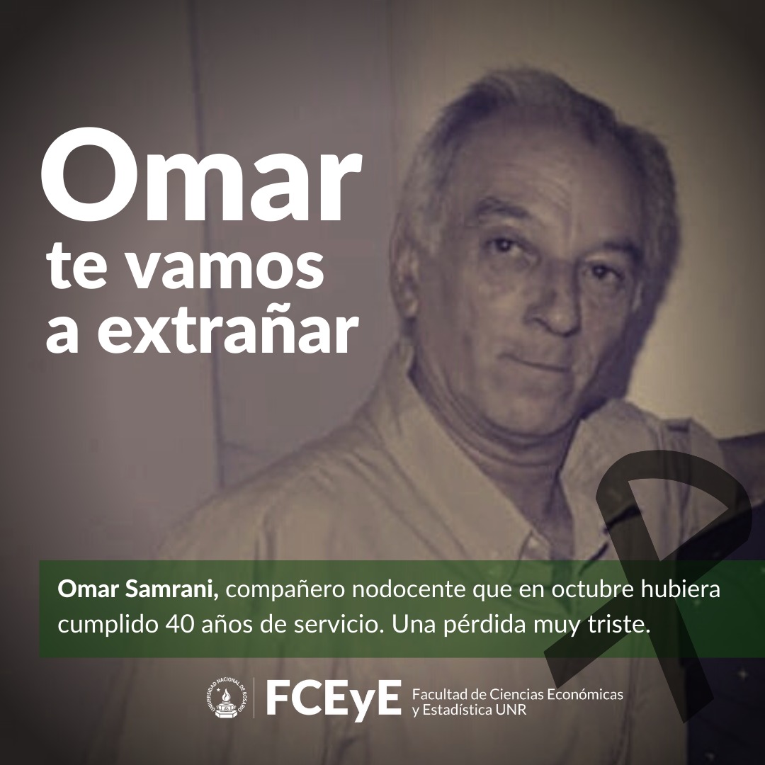 Viernes 17 de febrero, día de duelo en nuestra Facultad 😢.
fcecon.unr.edu.ar/noticias/2023-…