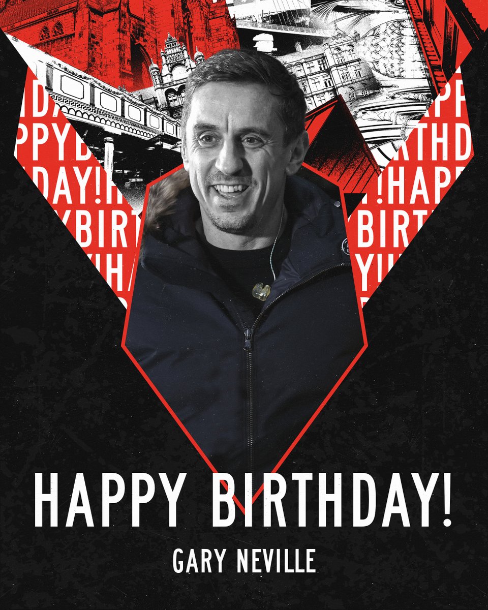 SalfordCityFC's tweet photo. Happy birthday, @GNev2 ❤️🥳

Three points today would be the perfect gift 🤞🎁 https://t.co/nifL5OfQTS