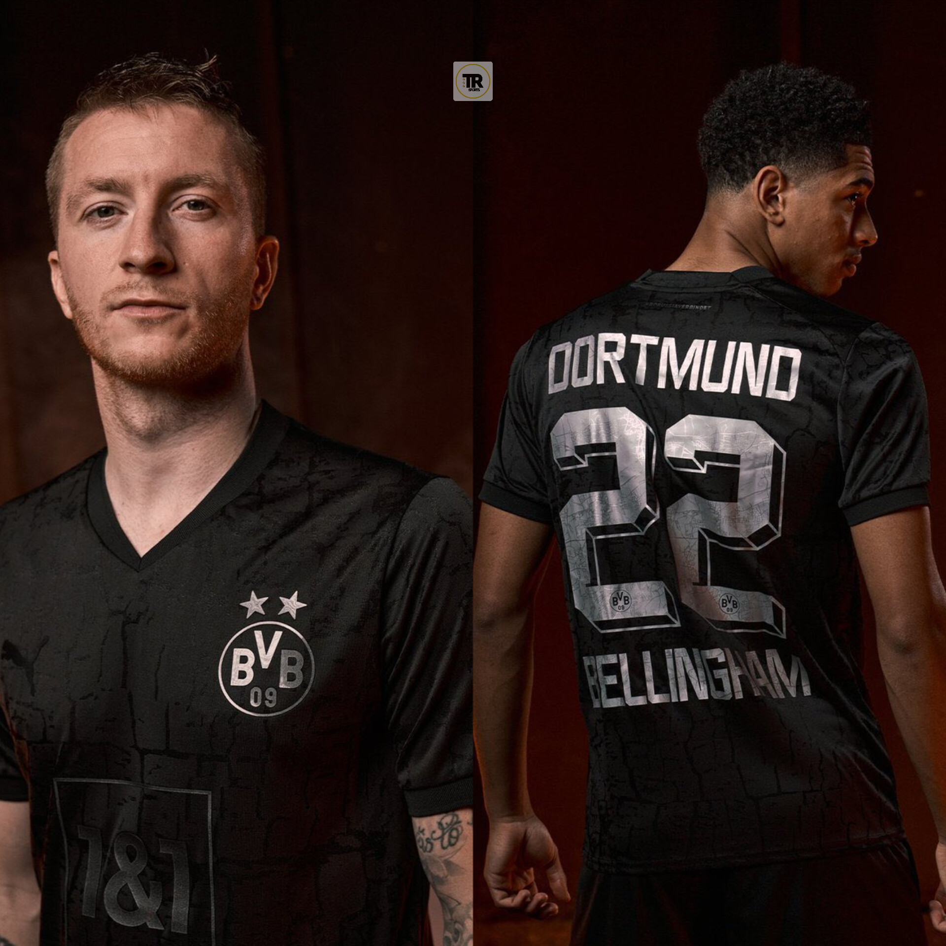 TR SPORTS on X La nueva camiseta del Borussia Dortmund presentada por Marco Reus y Jude Bellingham. Una belleza. https t w8mUFrXNAl X