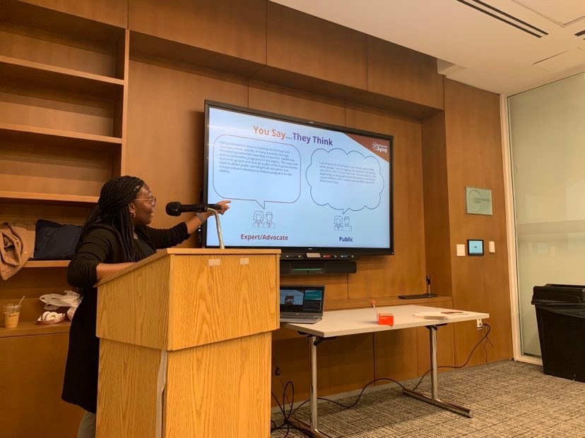 liveonny's tweet image. Yesterday, our Comms &amp;amp; Policy Associate presented a #ReframingAging training to the @MM_JCCManhattan staff providing communication tools and resources to #ReframeAging in their work. Thank you for having us! cc: @ReframingAging