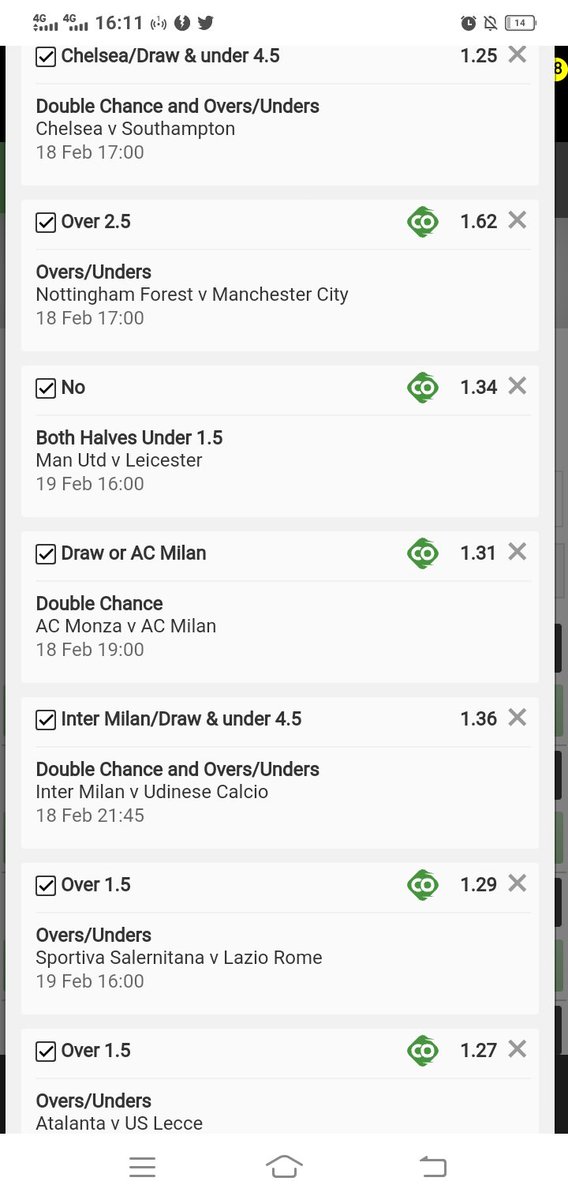 Betting_gurru's tweet photo. Here's the 5567.66 odds slip I promised 

I WILL FOLLOW EVERYONE WHO RETWEETS

I will edit this slip and share it in my VIP Group with more slips. It's R100 ONCEOFF to join. DM me if you wanna join my VIP Group

Code: X447F2D19 https://t.co/JpA4SWpfHu https://t.co/YficUvp7gx