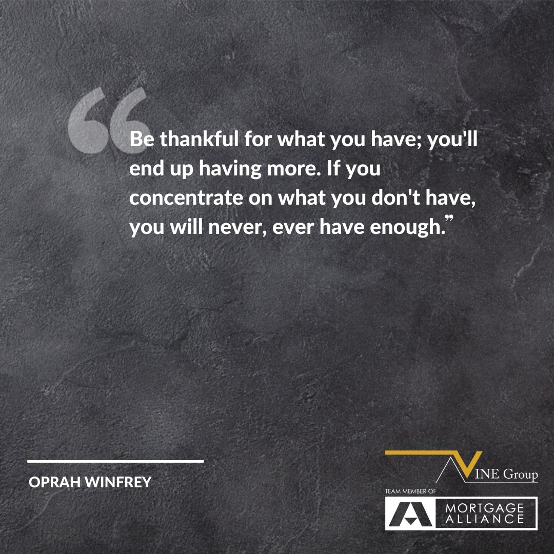VineGroupTeam's tweet photo. Gratitude is the best kind of attitude.

#VineGroup #mortgagerates #mortgagetip #mortgageagent #mortgagebroker #realestate #millionairemotivation #inspiringquotes #motivationalquotes #entrepreneurship #millionairementor #keytosuccess https://t.co/WTm0bM2Bb9