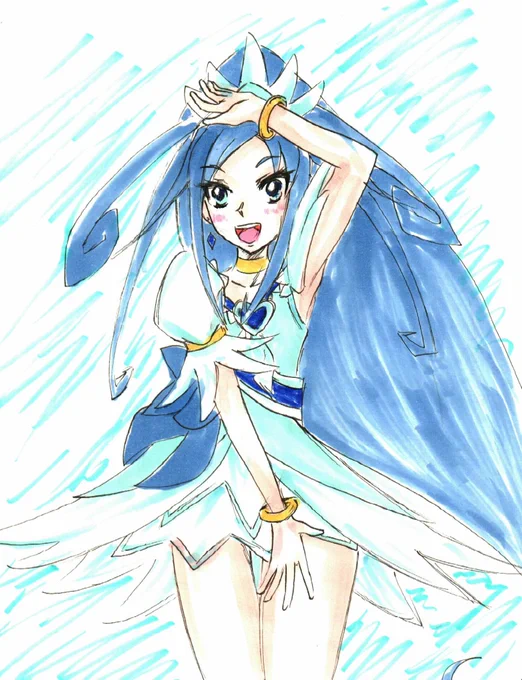 #1日1六花(47)本日2月17日は、ドキドキ!プリキュア第3話「最高の相棒登場!キュアダイヤモンド!!」にて、菱川六花がプリキュアに初変身して10周年の日になります。 