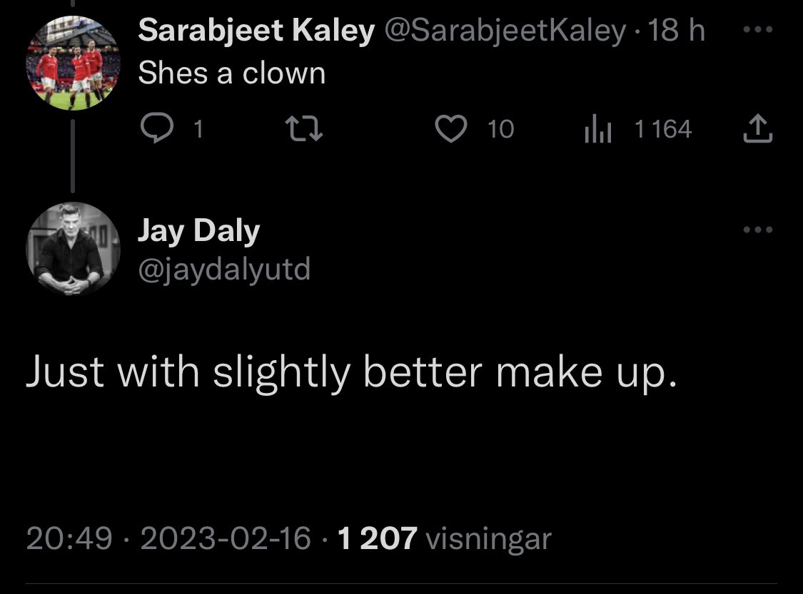 AmorimAura's tweet image. Steroid abuser @jaydalyutd who regularly used to go on @UnitedStandMUFC is now bullying a young girl (ex colleague) for wanting Man Utd to invest in a new goalkeeper to replace De Gea.
This DDG cult that @markgoldbridge has created would walk over corpses to protect their hero.