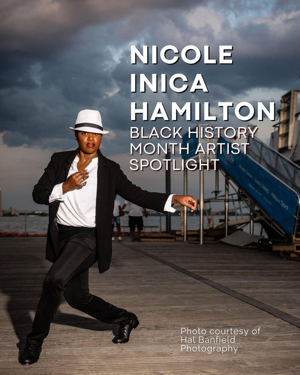 OntarioPresents's tweet photo. Meet the third artist of our Black History Month Artist Spotlight: Nicole Inica Hamilton (@N_Hamilton_ )—choreographer, certified educator, Founder/Artistic Director of @INICADANCE, and Producer/Host of @TurnOutRadio. (1/2) https://t.co/JY16x2XO3B