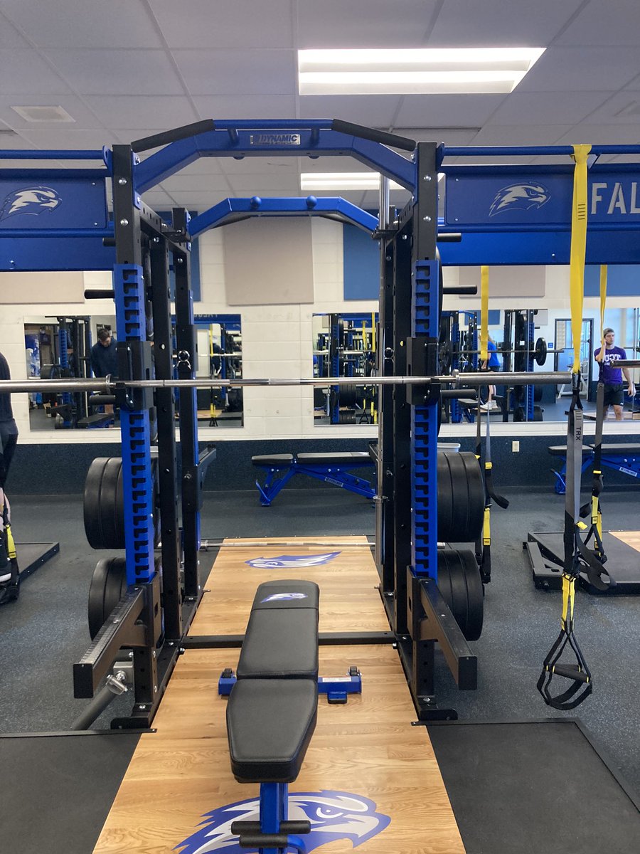 CUWFB's tweet image. It’s here! New weight room equipment installed and ready to be used! #P.R.I.D.E.