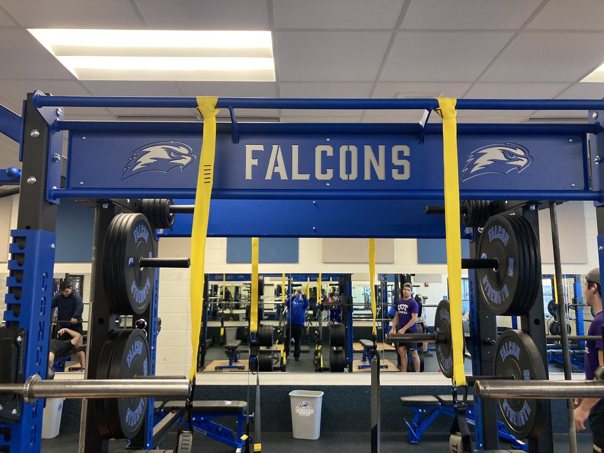CUWFB's tweet image. It’s here! New weight room equipment installed and ready to be used! #P.R.I.D.E.