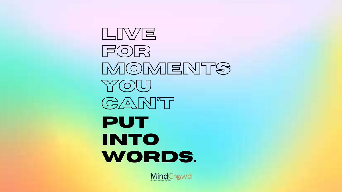 Quotes & Tips for Care Partners and Caregivers:🧠 Live for the Moments you can't put into Words. 🌈☀️💫❤️🤗💜 Pls. Share 🙏🏼 #nationalcaregiverday #caregiver #quoteoftheday #MindCrowd