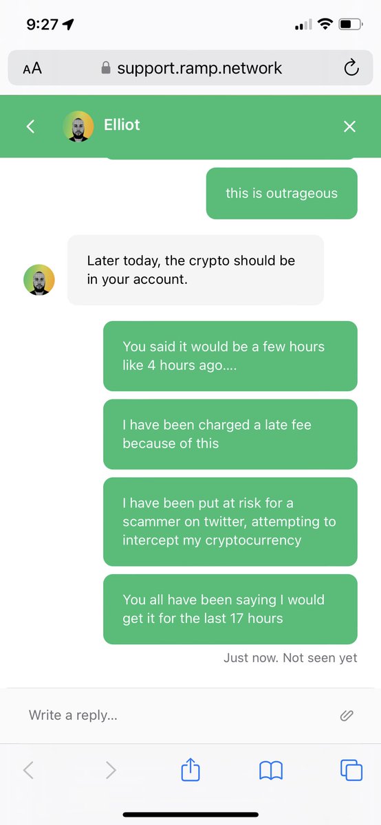 slceltrick86's tweet photo. @RampNetwork still haven’t gotten my crypto. Keep getting the runaround. You all will not issue me a refund or send me my cryptocurrency. This just isn’t right. https://t.co/0LC9swqZMF