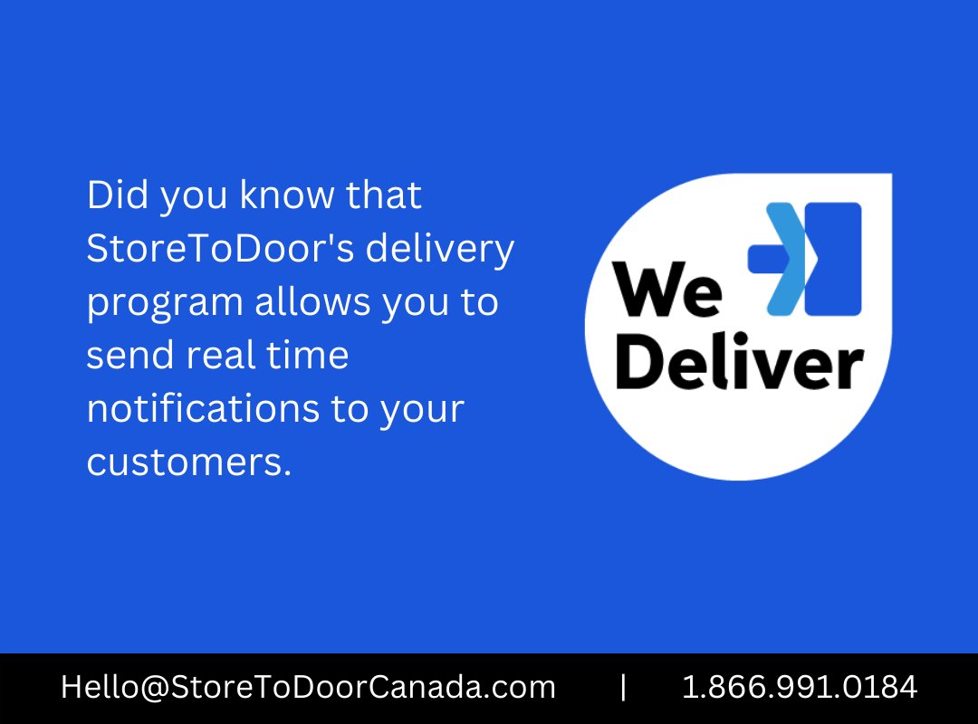 With our live delivery tracking technology, your customers will be notified as soon as their package is delivered! Giving you the assurance that our team will never lose sight of your shipment’s progress!
#wedeliver #supportlocal #B2B #B2C #shoplocal