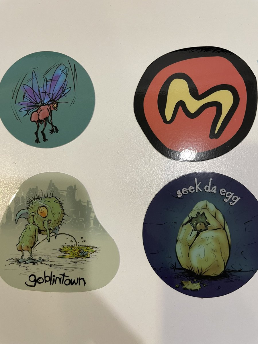 NFTdavie's tweet photo. I have a lot of merch from multiple #NFTCommunity but I do believe the merch from @goblintown #goblintown is unique and one of the best! Do you agree? #NFTmerch @truth @secretsociety #truthlab #illuminatiNFT https://t.co/n1vDzjwFe1
