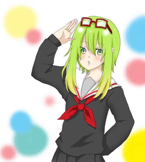 GUMIちゃんで比較...どうでしょう #見た絵師さん強制初投稿の絵と今の絵を比べる 