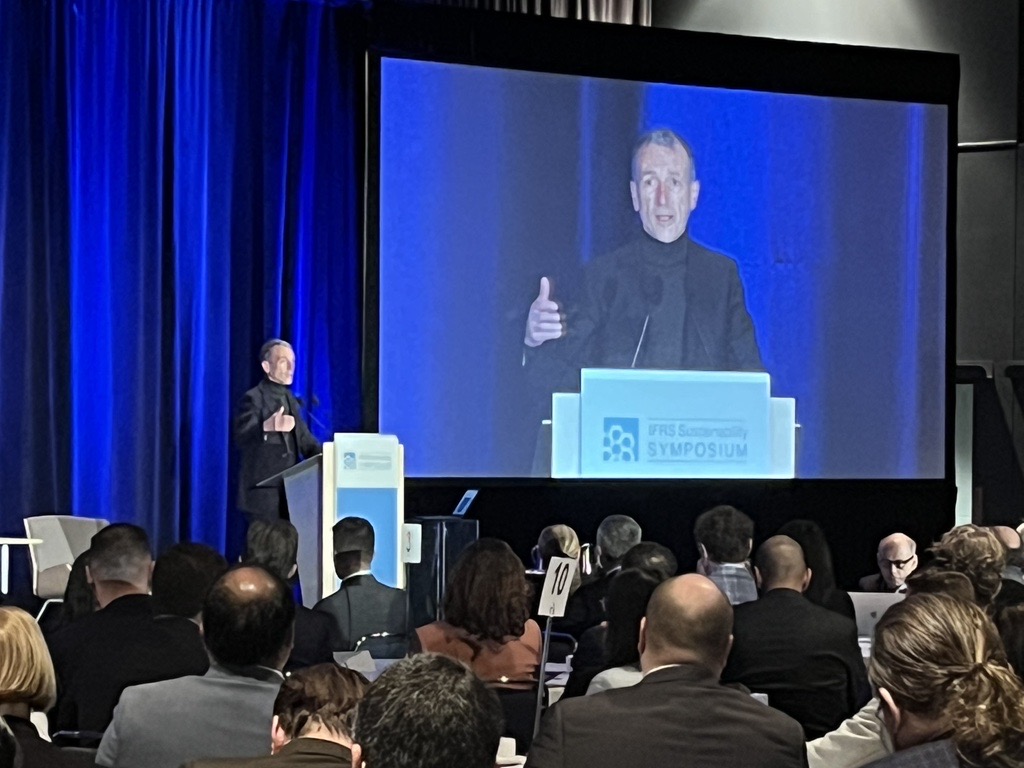 #ISSB Chair Emmanuel Faber opens the #IFRS Sustainability Symposium with remarks on the ISSB's progress to date and the upcoming publication of the finalised ISSB Standards.
👉 Check out our agenda: lnkd.in/e32s-8xX #IFRSSustainability23