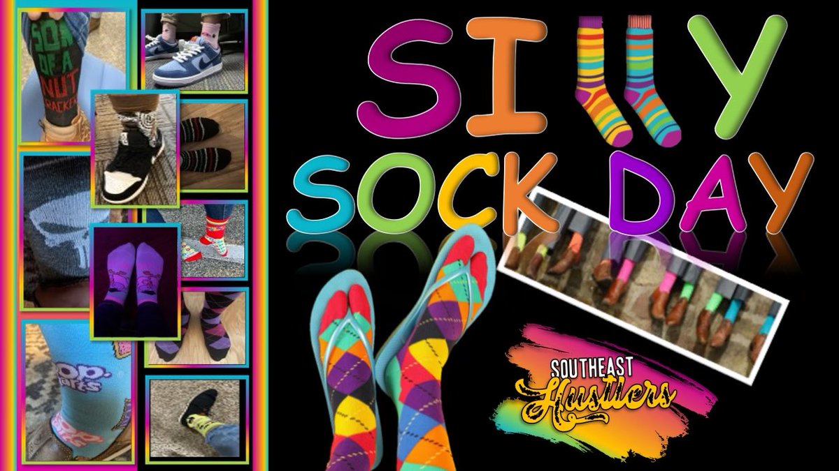 It’s SILLY SOCK FRIDAY!! 🤪🧦 Tag us in your favorite silly socks! 📸 Let’s see what you got Southeast!! 🤩#SillySockFriday #SoutheastHustlers