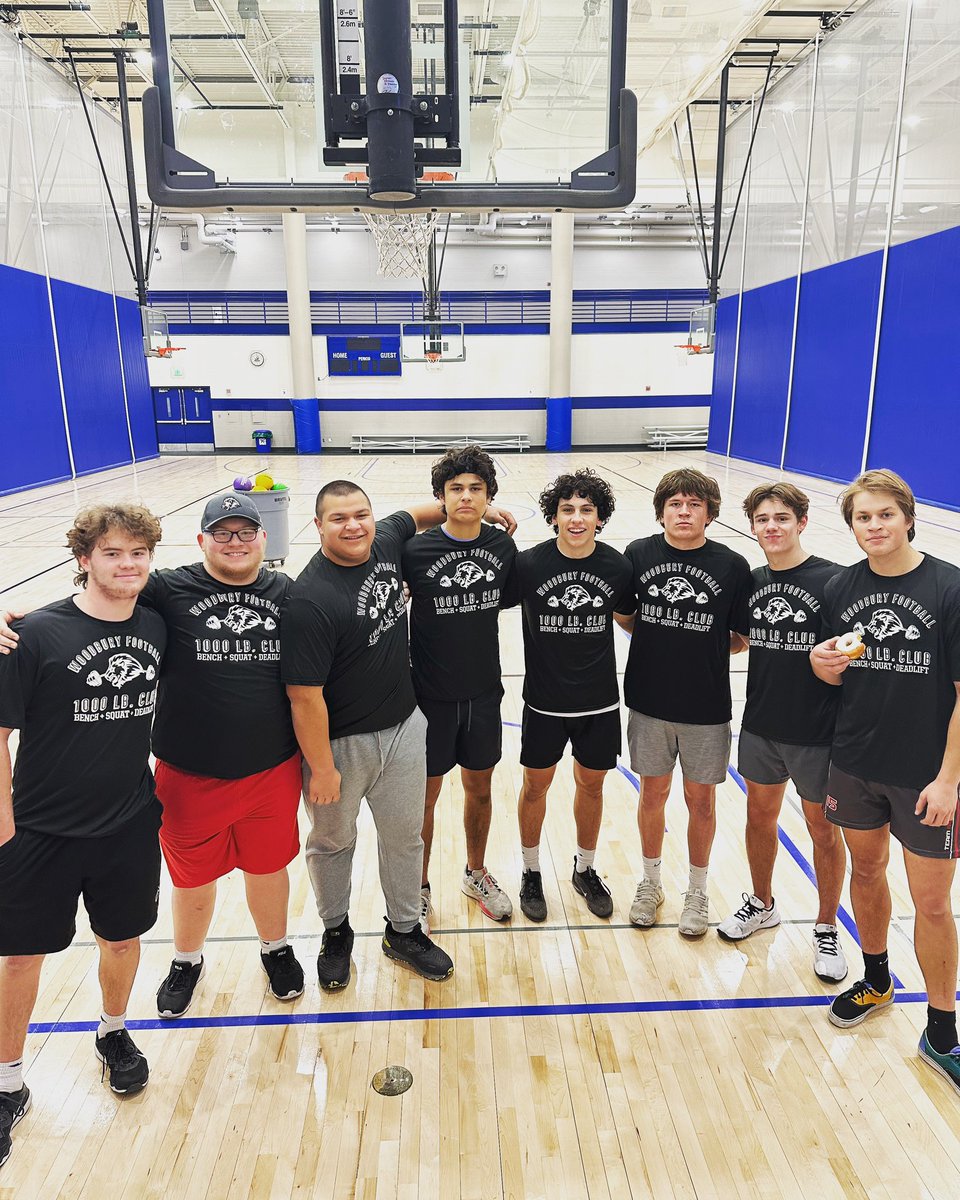 First members of the 1,000 Pound Club (Bench + Squat + Deadlift).  Rise and Grind.
