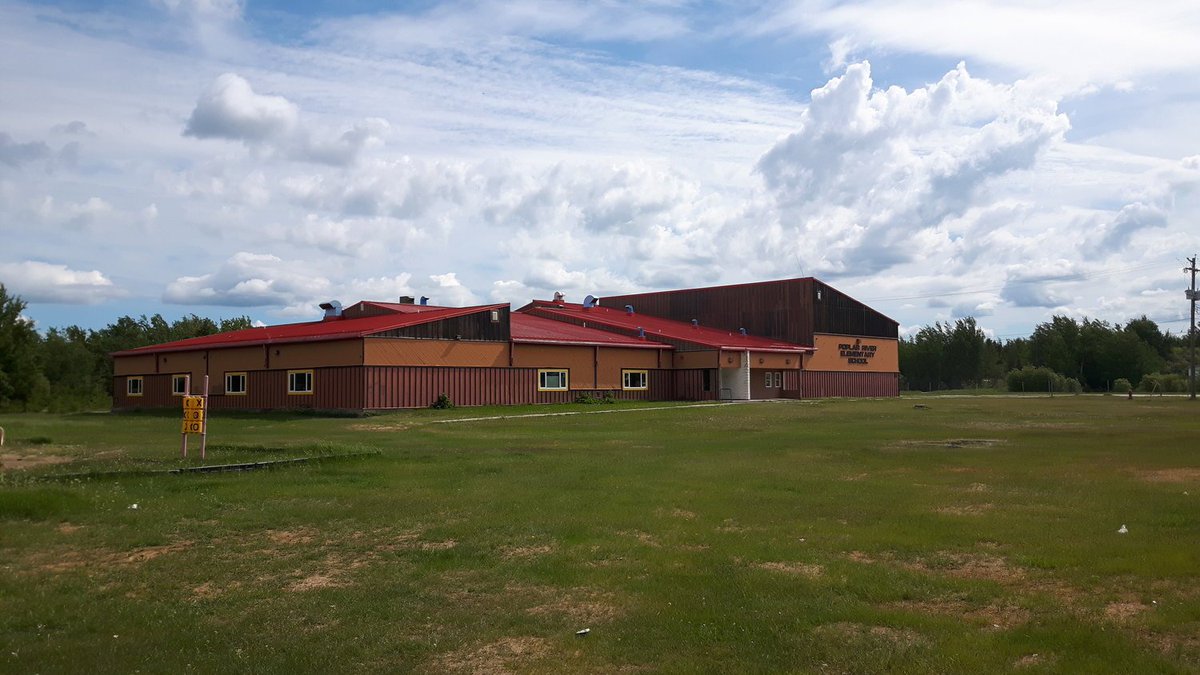 Michael73569121's tweet photo. School where I used to work.

#PoplarRiverSchool This is where the high frequency harassment began. Thank you Delvin, Ian, and Buzzy. https://t.co/F4tz9n5u69