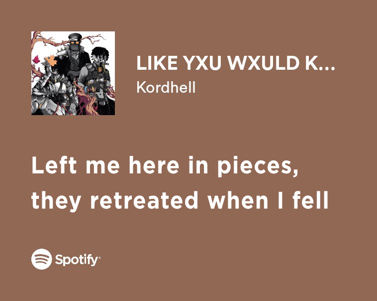 Corpse Husband Lyrics on Twitter "like yxu wxuld knxw (autumn trees