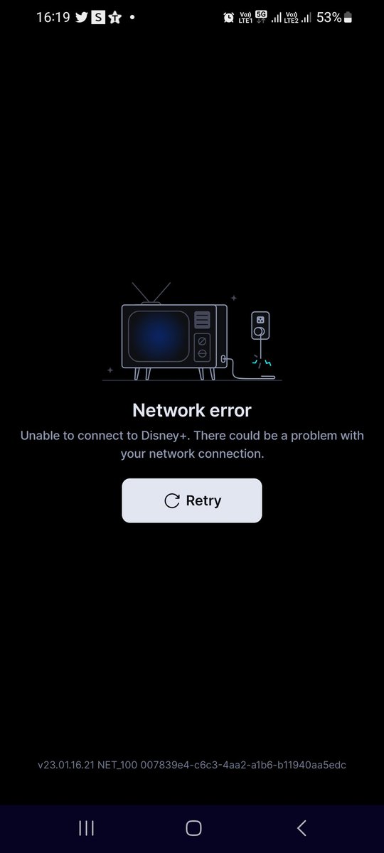 SumithraVeran's tweet photo. @Leozelle @DisneyPlus I have the same problem. All other streaming services working https://t.co/Ats2Jsmo3v