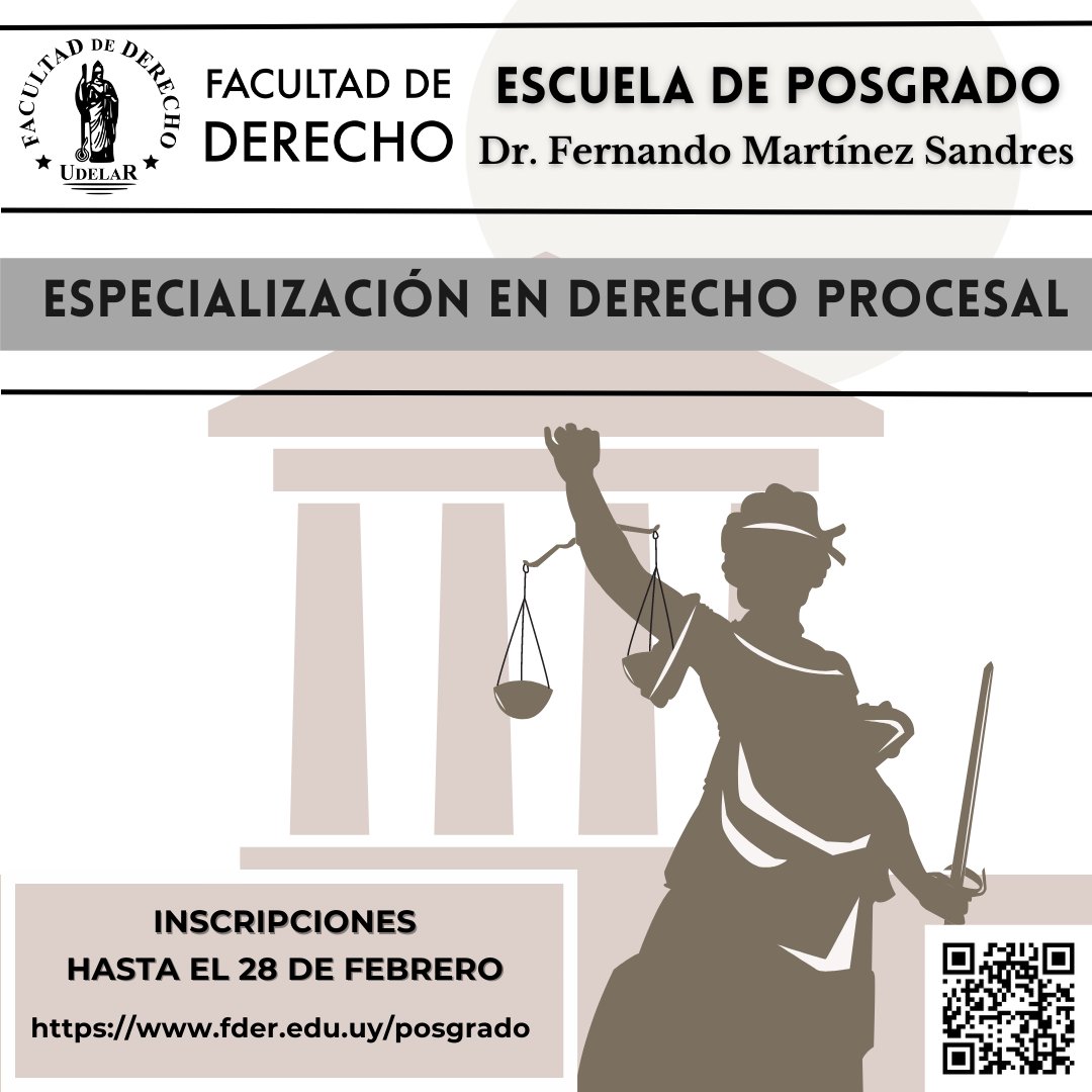 Gabriel Valentin (@gvalentin_) on Twitter photo La Escuela de Posgrado de <a href="/fder_oficial/">Facultad de Derecho</a> tiene abiertas las inscripciones para la próxima edición de nuestra Especialización en Derecho Procesal. Acá pueden ver la info: fder.edu.uy/posgrado/proce…. ¡Los esperamos! La Escuela de Posgrado de <a href="/fder_oficial/">Facultad de Derecho</a> tiene abiertas las inscripciones para la próxima edición de nuestra Especialización en Derecho Procesal. Acá pueden ver la info: fder.edu.uy/posgrado/proce…. ¡Los esperamos!