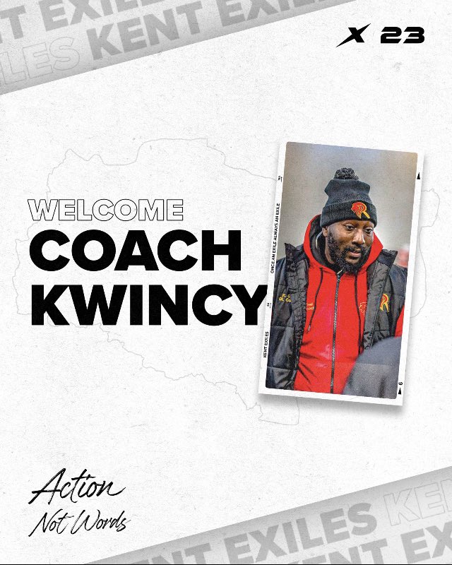 🚨 We're pleased to announce that Kwincy Osei-Asibey has agreed to join our coaching staff for the 2023 season.

Kwincy is an experienced DL coach who has worked with both Coach Nate, Coach Nana and HC Junior Hayden at Kingston University as a DL Coach.

Welcome Kwincy.

#bafa