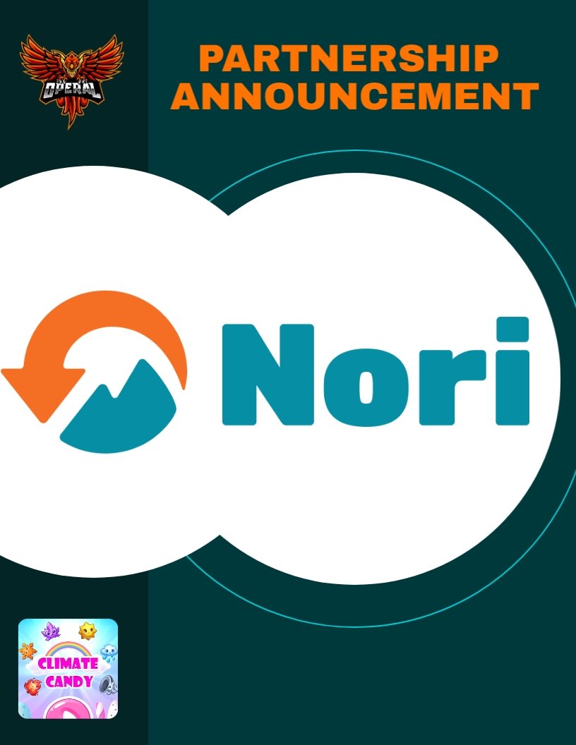 climatecandy_bd's tweet photo. We're excited to partner with @nori. #ClimateCandy will reward all players in the US with carbon removal offsets stemming from US-based regenerative agriculture projects. 

#ClimateCandy #Play2saveThePlanet @EBlockchainCon https://t.co/YfGuFpw9JE