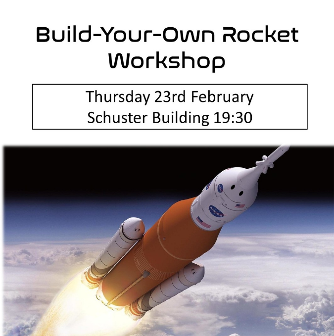 UoMAstroSoc's tweet photo. Next week we'll be doing a build-your own rocket workshop! If you can, bring some 1.5/2 L pet bottles and cardboard. Looking forward to seeing you there! 😍 https://t.co/SRq7wsn3VG