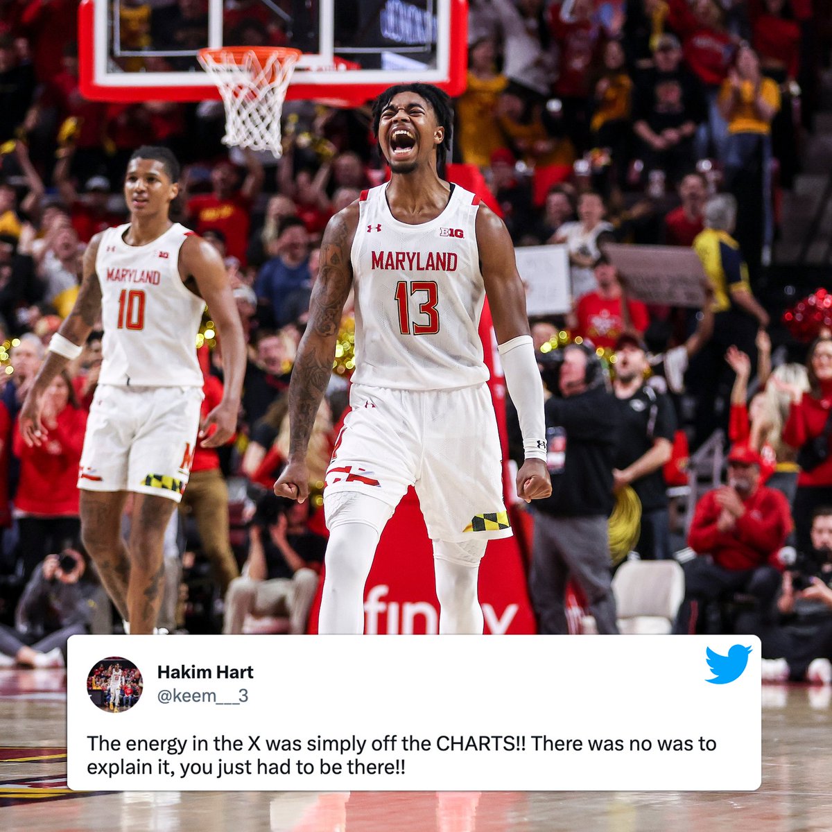 TerrapinHoops's tweet photo. Good morning Terp Nation!

RT and Like if you had fun last night https://t.co/iZLo9yDllO