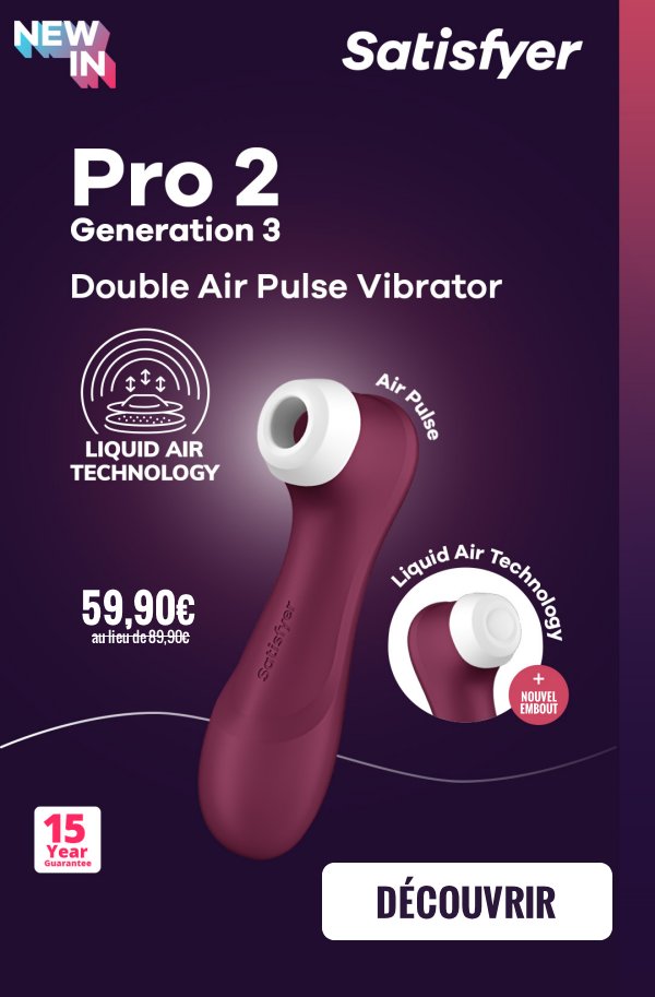 Ruedesplaisirs's tweet photo. Offre de Lancement pour le nouveau Satisfyer intégrant la techologie "Liquid Air Technology" ! 🥰 https://t.co/nkoWkgPJsW https://t.co/n4jzApEmlz