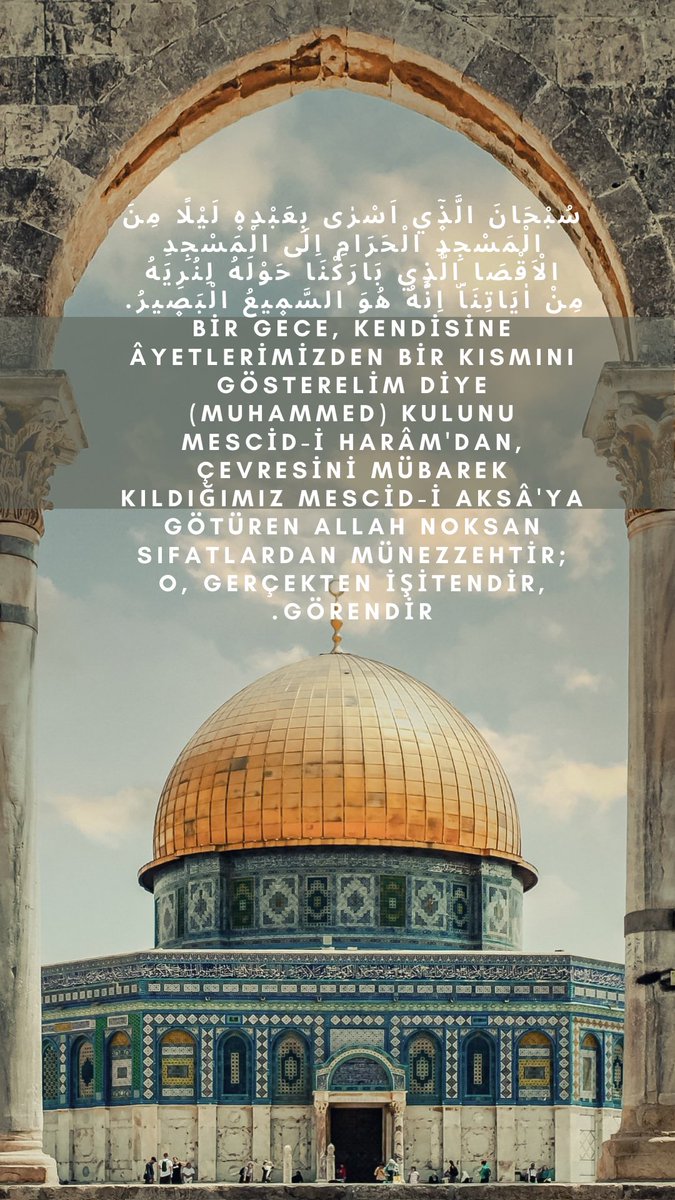 Feridekudus's tweet photo. #MiracGecemizMuebarekolsun https://t.co/0ClPuVpSio