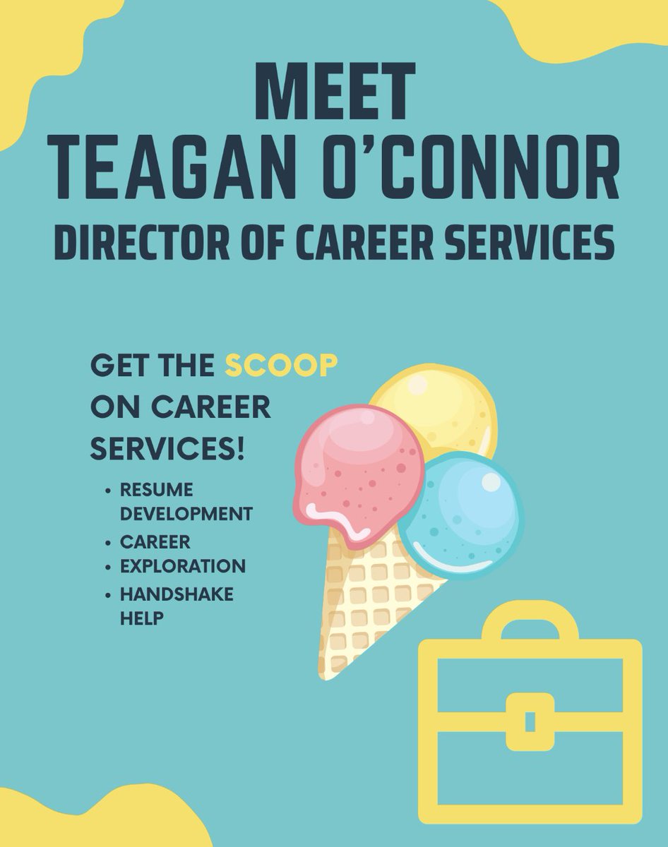 USCBadvising's tweet photo. Have you had a chance to meet our new Director of Career Services?

Please come get the SCOOP on Career Services and our new director, Teagan O’Connor, today on the CC Lawn from 11-1! https://t.co/lTpgc7CFP5