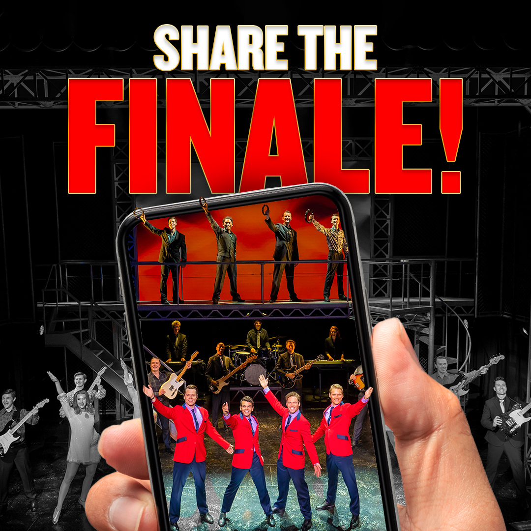 Who loves you? We do! 🙌

Don't forget to share your photos and videos from the #JerseyBoys finale and we'll post our favourites! 🕺