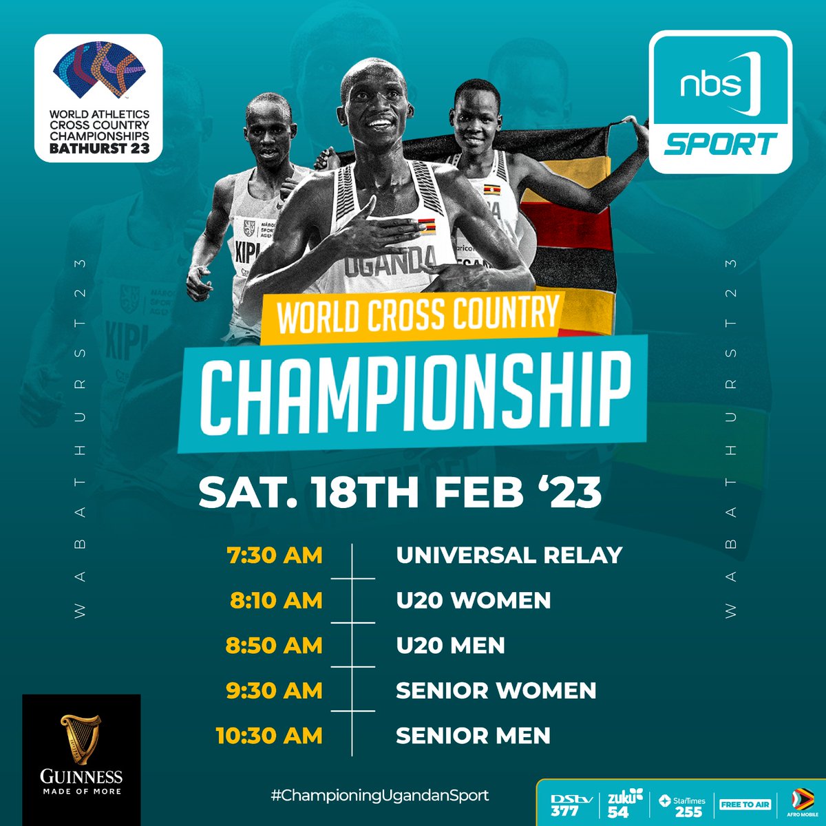 Watch Cheptegei and Kiplimo win gold Live on @NBSportUg #ChampioningUgandanSport