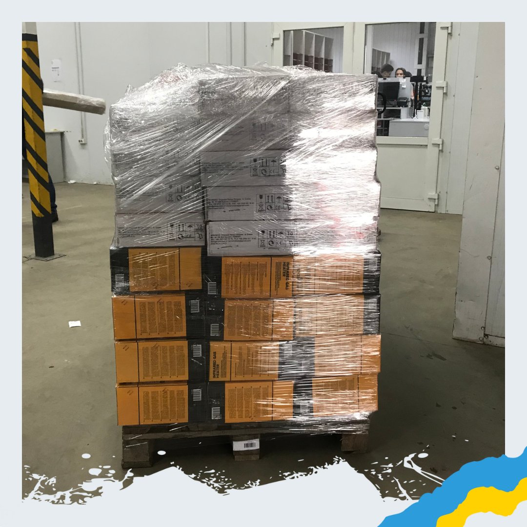 SunriseUkraine's tweet photo. #Sunrise helps to warm Ukrainians. We sent another part of the “warm” cargo. 39 gas heaters, 35 gas stoves for cooking, 89 connection kits will be distributed in the #Kherson region upon arrival.
You can help
https://t.co/qO7oELgIuA
#warmUkraine #StandWithUkraine https://t.co/cGnvXz9f5C