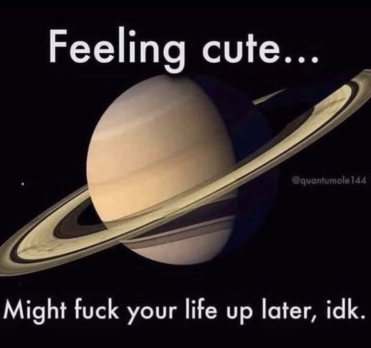 wetfIowers's tweet photo. saturn in pisces coming to reality check everyone who thought being delusional was a fun personality trait and a cute way to live their life https://t.co/JUoBbqOdFM