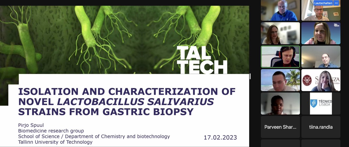 Dr Pirjo Spuul presenting at the #AcidicFriday