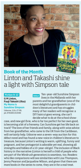 Usborne Publishing (@usborne) on Twitter photo Thank you to <a href="/CharlotteLEyre/">Charlotte Eyre</a> for selecting #MyNameisSunshineSimpson by <a href="/glintinhereye/">☀️ G M Linton 📚</a> (illustrated by Fuuji Takashi) as Children's Book of the Month for May 2023 in this week's <a href="/thebookseller/">The Bookseller</a> Previews! 🤩 Thank you to <a href="/CharlotteLEyre/">Charlotte Eyre</a> for selecting #MyNameisSunshineSimpson by <a href="/glintinhereye/">☀️ G M Linton 📚</a> (illustrated by Fuuji Takashi) as Children's Book of the Month for May 2023 in this week's <a href="/thebookseller/">The Bookseller</a> Previews! 🤩