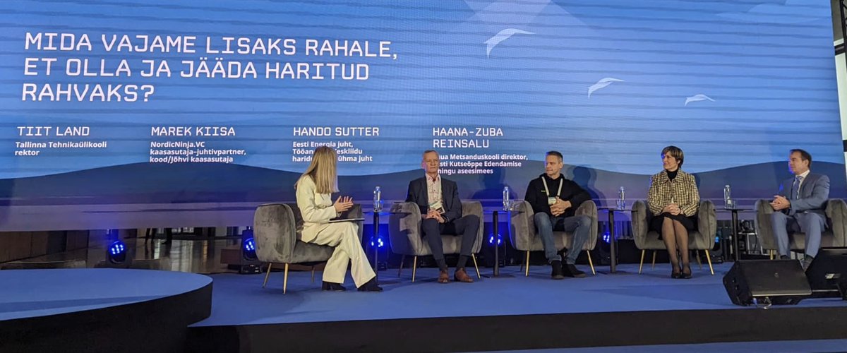 mkiisa's tweet photo. The new government should support the digital native transition and find innovative ways to educate the new generation. One such option is kood/Jõhvi, pioneering the way future skills are learned #tuulelohelend https://t.co/LWOnxPAjss