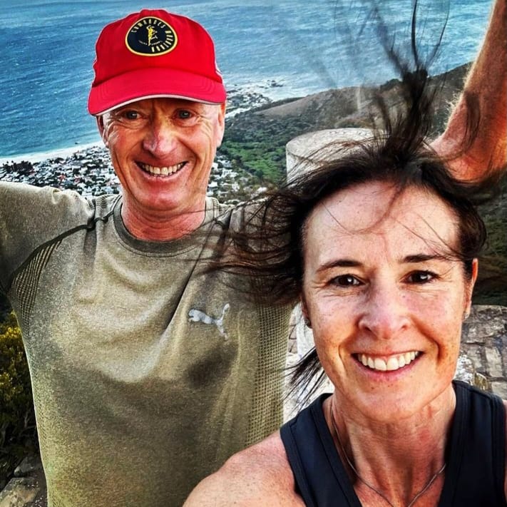 RunCapeTown's tweet photo. These 2 long-distance trailrunners braving the cray cray wind in the Mother City yesterday, loving the Table Mountain trails ๐คฉ๐โโ๏ธ๐#trailrunning #runningtour #sightrunning #runtablemountain #runwithaview #runcapetown @andrewseye @RunCapeTown https://t.co/pjDQXmRu39
