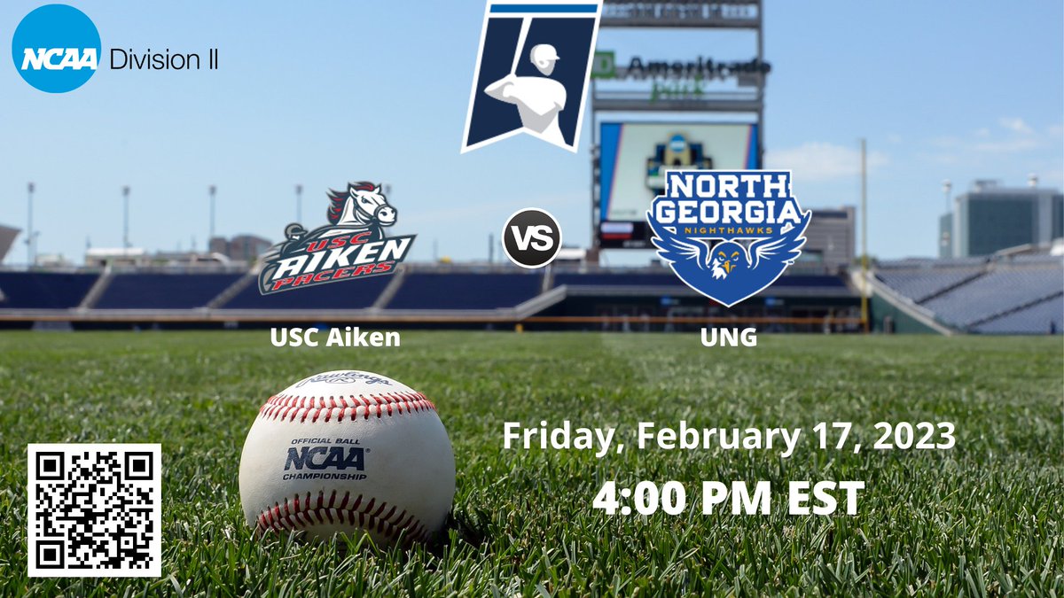 NCAAD2Baseball1's tweet photo. 4:00 PM EST
USC Aiken vs UNG | NCAA D II BASEBALL
🔗 https://t.co/cxkW844Sm2
Friday, February 17, 2023
@UNG_Nighthawks @UNGBaseball @Michaelholder11 @TCPuma11 @chaboi_DG @kanekeith09 @noahdarden7 @BenHays05 @calebmitch21 @NSRandall3 @KochBaseball @lott_wes https://t.co/ghhWGjt6wM