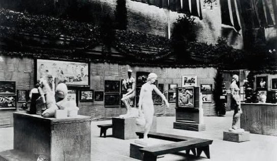 #OTD in #NYCHistory,in 1913, #TheArmoryShow opened at the #69thRegimentArmory on #LexingtonAve, displaying works of artists who were to become some of the most influential artists of the early 20th century like #MarcelDuchamp & the birth of #Modernism in America. @MuseumModernArt