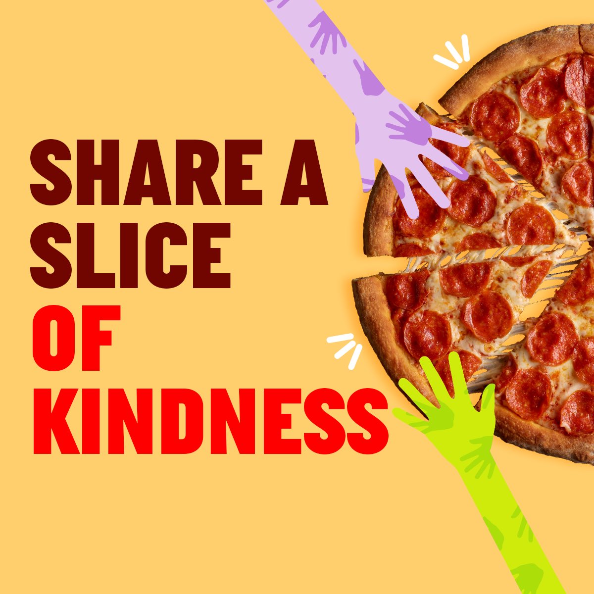Tag a friend who deserves a free pizza! Why? It's #NationalActofKindnessDay and we're feeling extra kind! 😉 

Free pizza incoming... 🍕

T&amp;Cs: bit.ly/3lLJeIJ