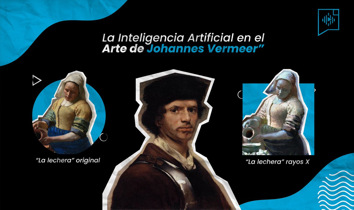 CaletaDigital's tweet photo. Por primera vez pudimos ver cómo el artista 🎨 #JohannesVermeer, padre de la luz 🌞 creó sus obras. Esta es solo una de las increíbles cosas que se han logrado con metodologías como los #rayosX y la #inteligenciaartificial 🤖

#CaletaDigital #SomosCaleta https://t.co/Wpi7AMODyB