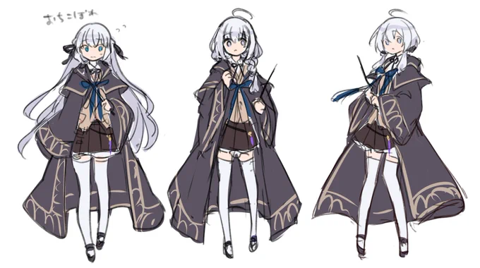 何とは言えないけど何かのキャラデザ髪型迷うンゴね 