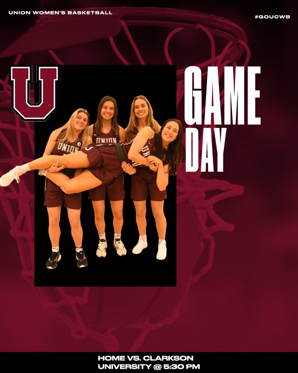 UnionCollegeWBB's tweet photo. We are kicking off our last home weekend of the year tonight with Clarkson University at 5:30 PM! ππ
π¨PACK THE VINIAR CENTER TONIGHT π¨
#UCWBπ #ChallengeYourself #ChallengeEachOther https://t.co/m8J30vMQva