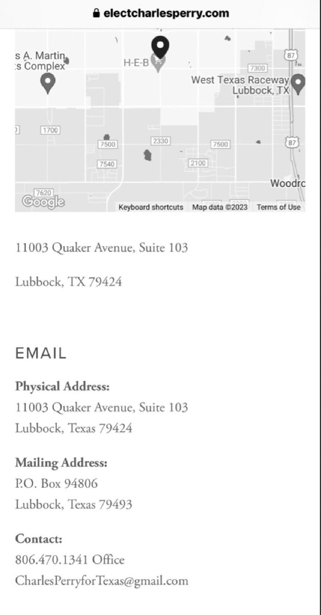 Txcrusader65cm's tweet photo. Everyone needs to call this Maroon and Burnt Orange traitor to TTU and West Texas! .@electcharles
806-470-1341 office
CharlesPerryforTexas@gmail.com
#CharlesPerry
#TexasPUF
#TexasPermamentUniversityFund
.@GregAbbott_TX
#TTU
🌵🌵🌵🌵🌵🌵🌵🌵🌵 https://t.co/6KQLLhHxsl