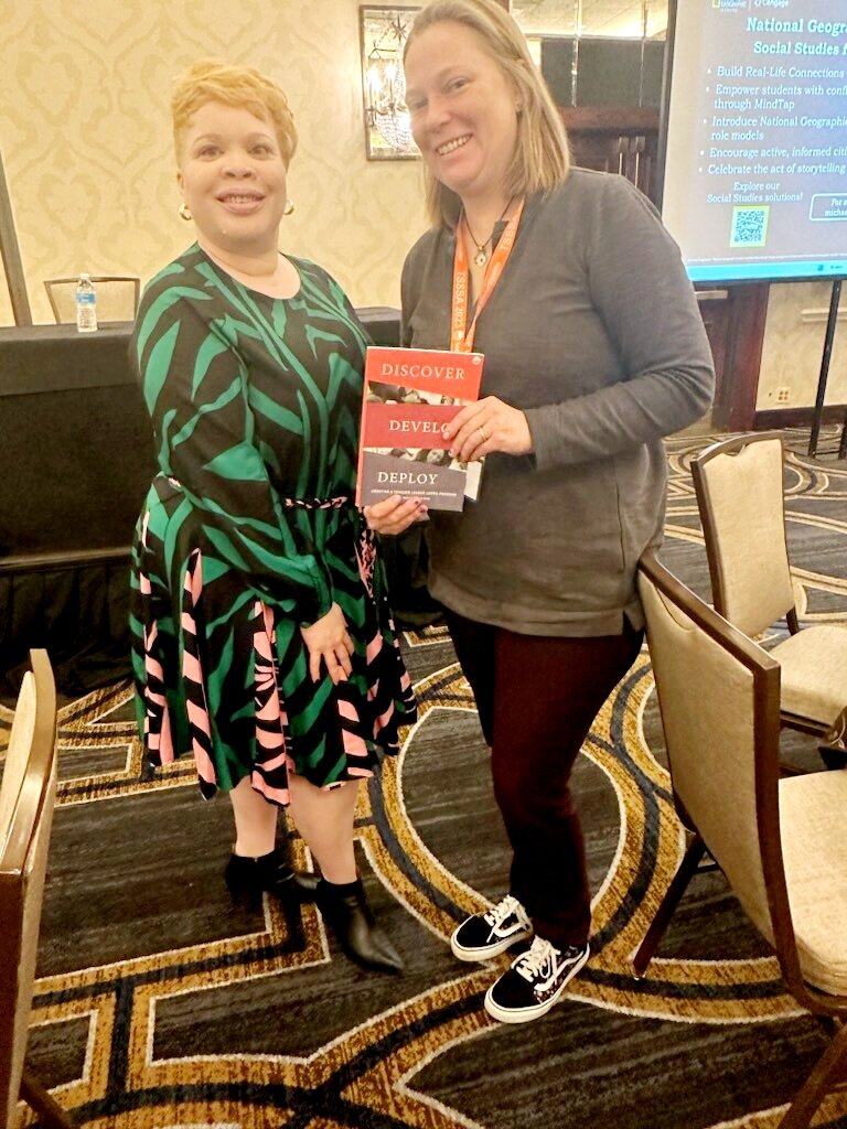 montra_rogers's tweet image. We are still signing books. @maestra_schenk of Northeast ISD is #DiscoveringDevelopingDeploying. @neisd_sstudies
launched their Corps a couple of weeks ago, and they are off and running #DistrictPartnerships #PartnerWithAPurpose