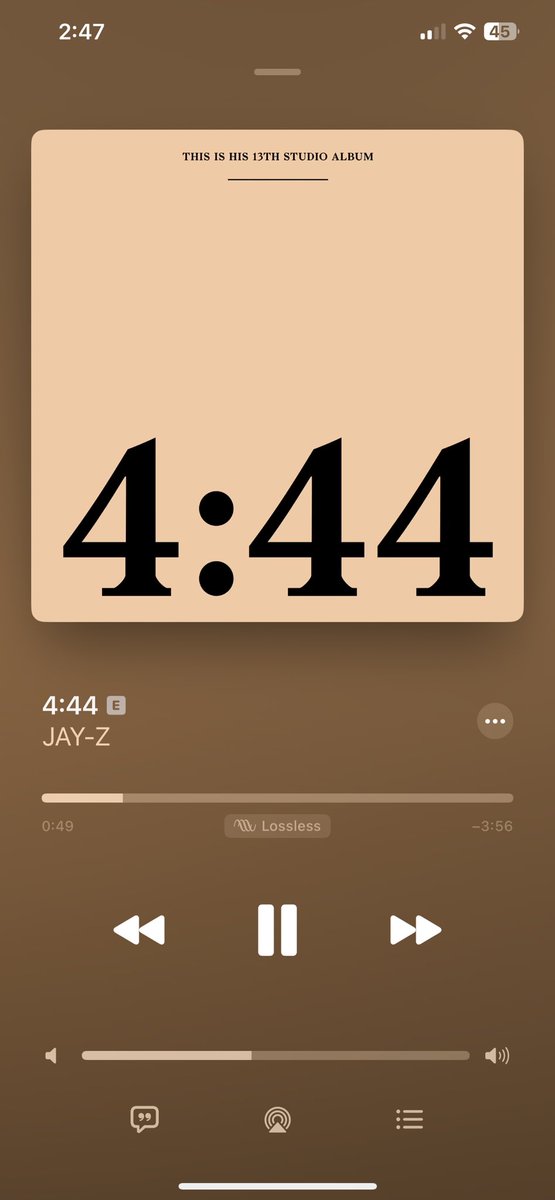 JackrichardsA's tweet photo. @sneakersnstuff Jay Z 4:44, an absolute classic https://t.co/pDTu32vrNw