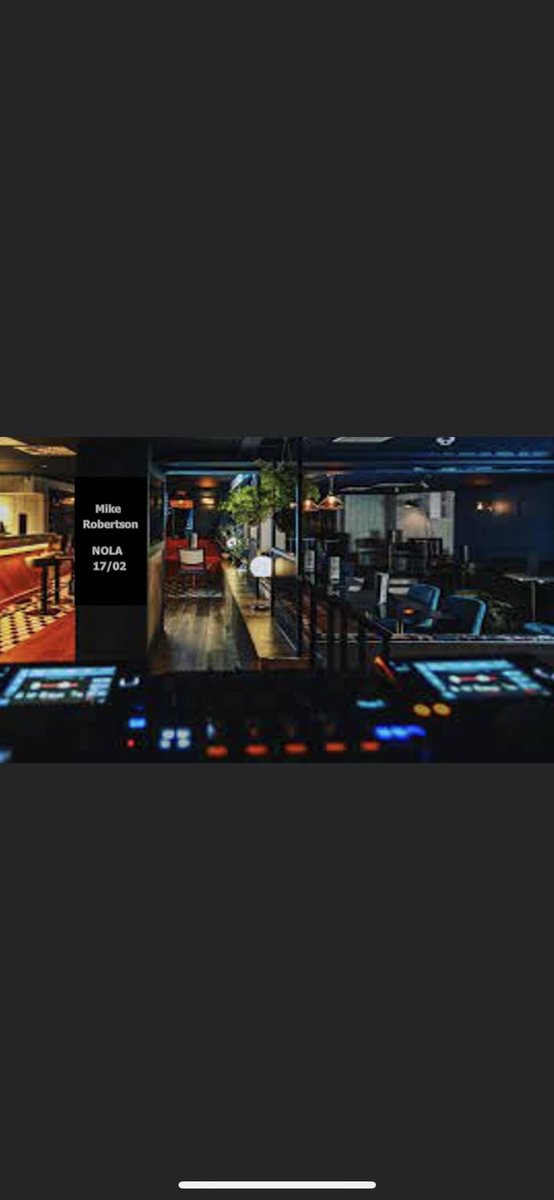 I’m playing at Nola in tonight 10-2:30 🙌