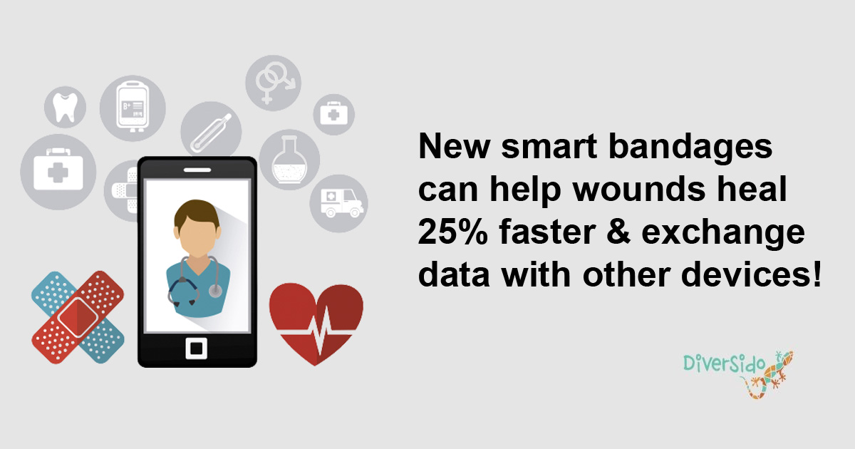 diversido's tweet photo. Researchers at #StanfordUniversity have designed a smart bandage capable of monitoring wounds' healing in real time. The device, which is still in development, is capable of speeding up the healing process by 25% compared to traditional treatments. 🩹😱

https://t.co/hRQhSOxQGA https://t.co/heApPuHHXS